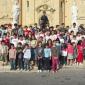 B1 Children with the image of St John Bosco