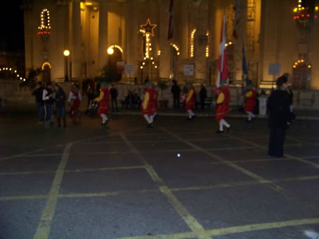 A3 Parading in front of Christ the King Parish Church