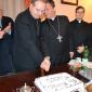 158 Cutting the cake assisted by Gozo Bishop