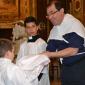 DSC_0028 Presenting Mass vests to Archpriest