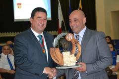 DSC_0413 Grandson Mario Farrugia receives the award obo his grandfather