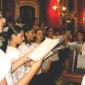 F7 Choir Voci Angeliche singing Eucharistic hymns