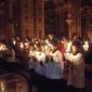C1 Altar Boys and Congregation with lights in hand