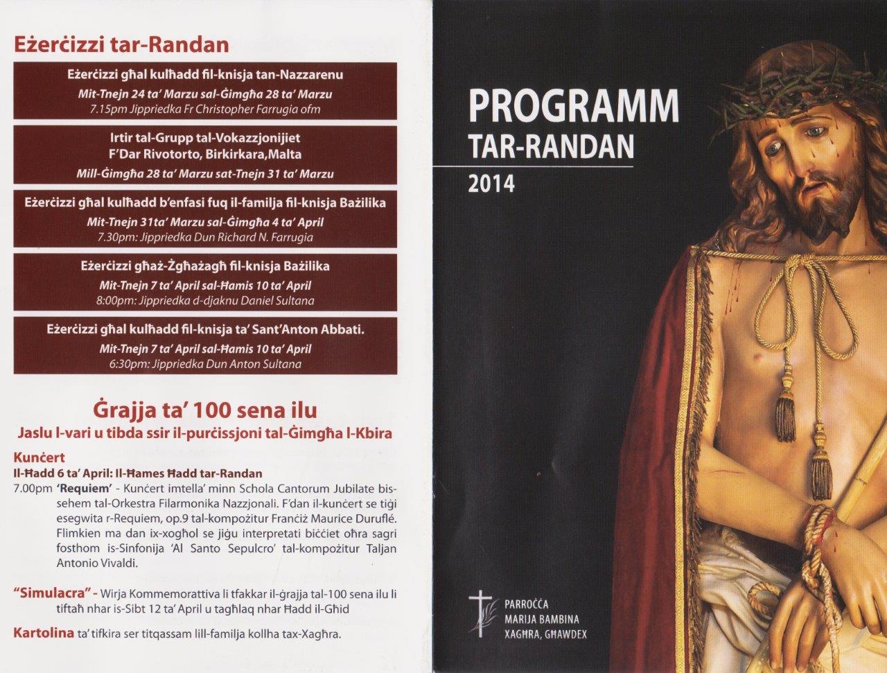 Programm – Randan 2014