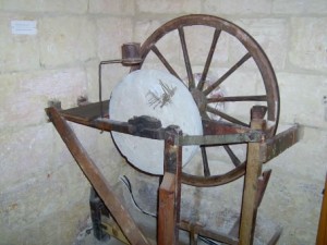 07 - a honing stone used to sharpen tools with blades