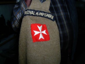 015 The maltese cross on the R.H. jacket