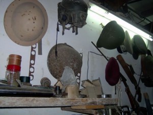 017 WW II English army steel helmet