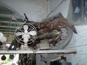 033 an old motor cycle