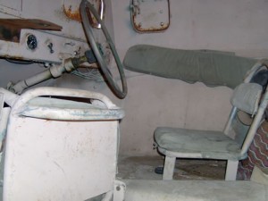 038 inside the armoured vehicle
